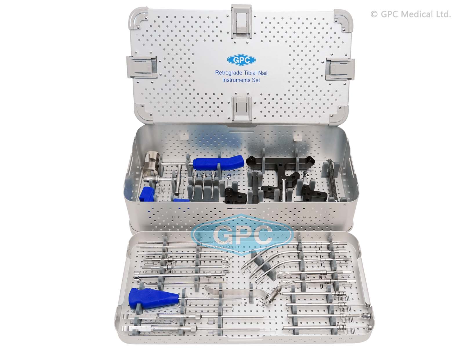 Instrument Set for intra<em>HEAL</em> Retrograde Tibia Nail