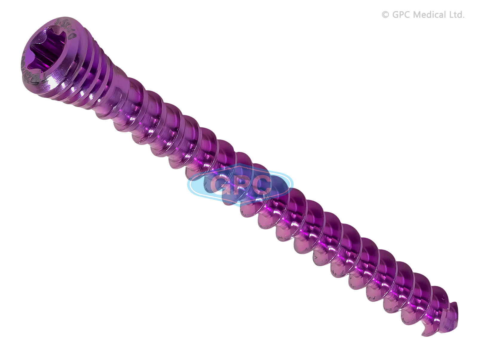  Retrograde Tibial Nail Interlocking Cancellous Screw 3.5mm - Titanium 