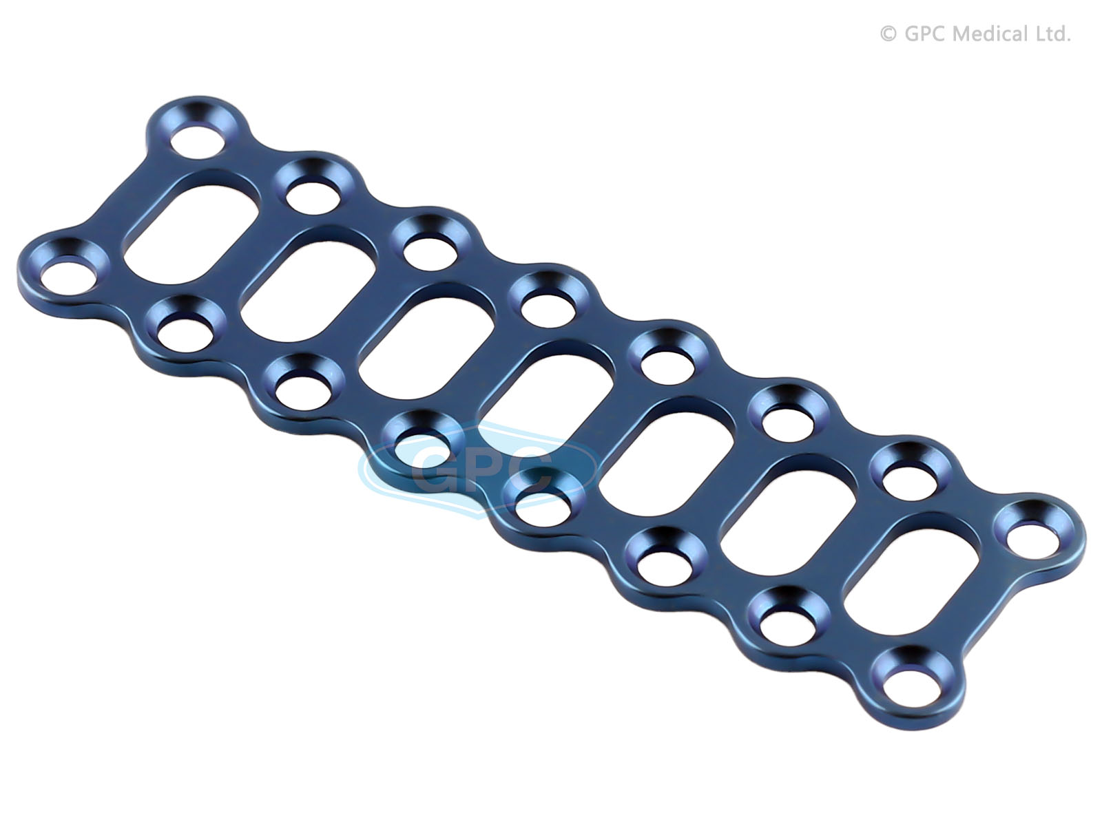Strut straight Plate 1.5/2.0 mm, 16 holes 