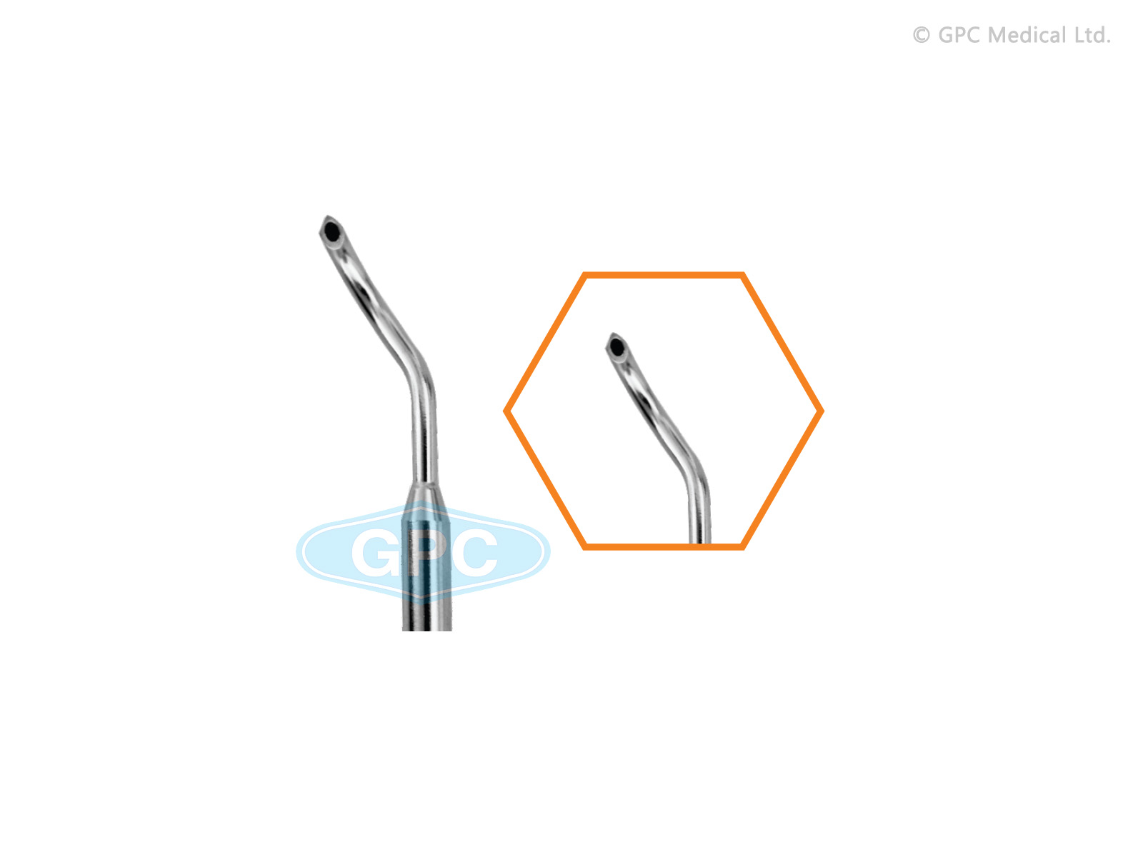 Suture hook 45° Left Shaft