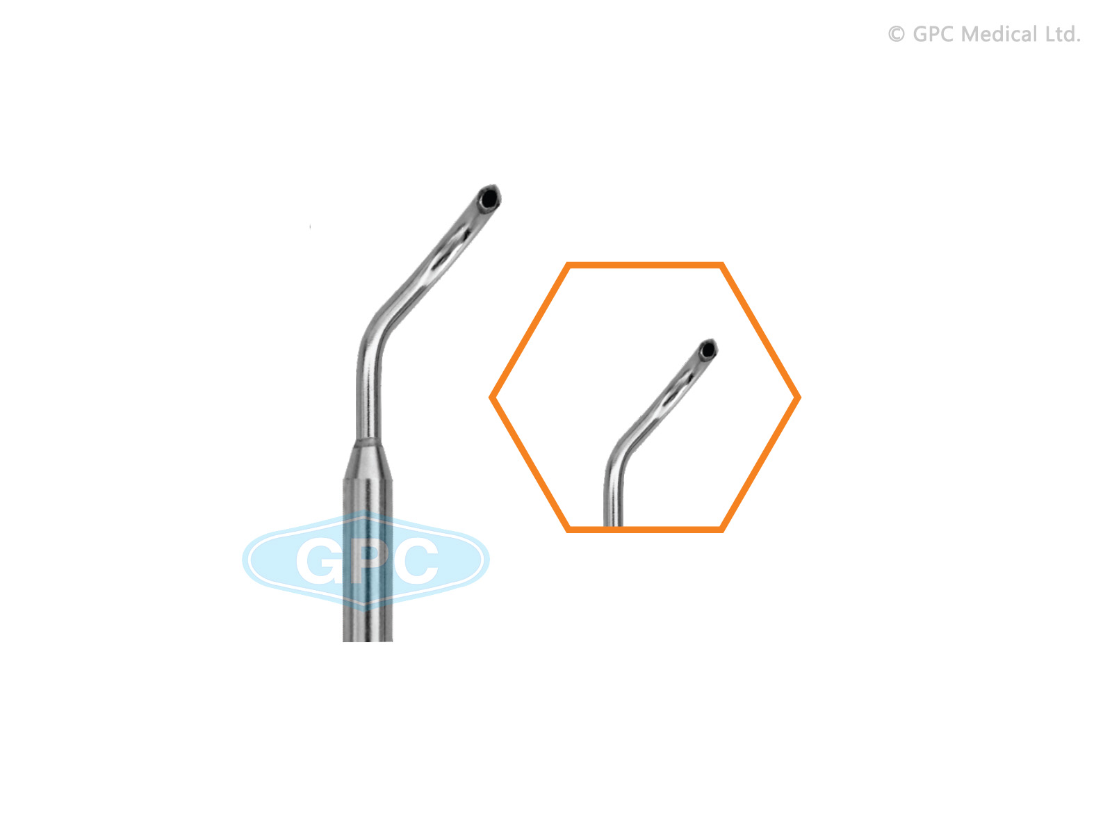 Suture hook 45° Right Shaft