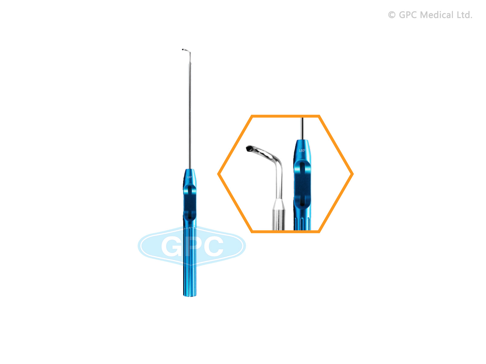 Suture Hook 60° Left