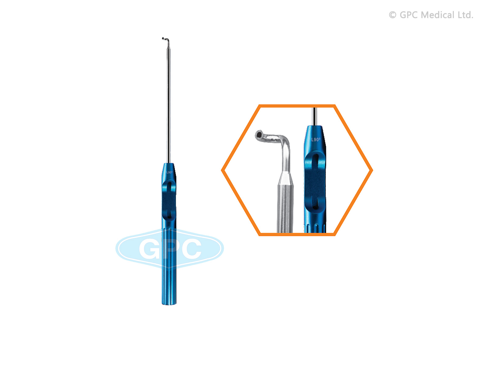 Suture Hook 90° Left