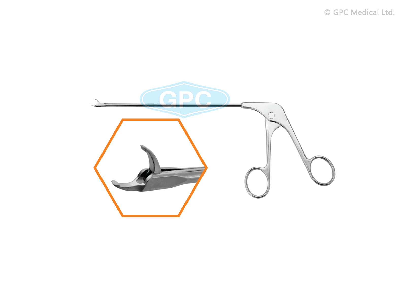 Suture Retriever with Flat Jaw Straight