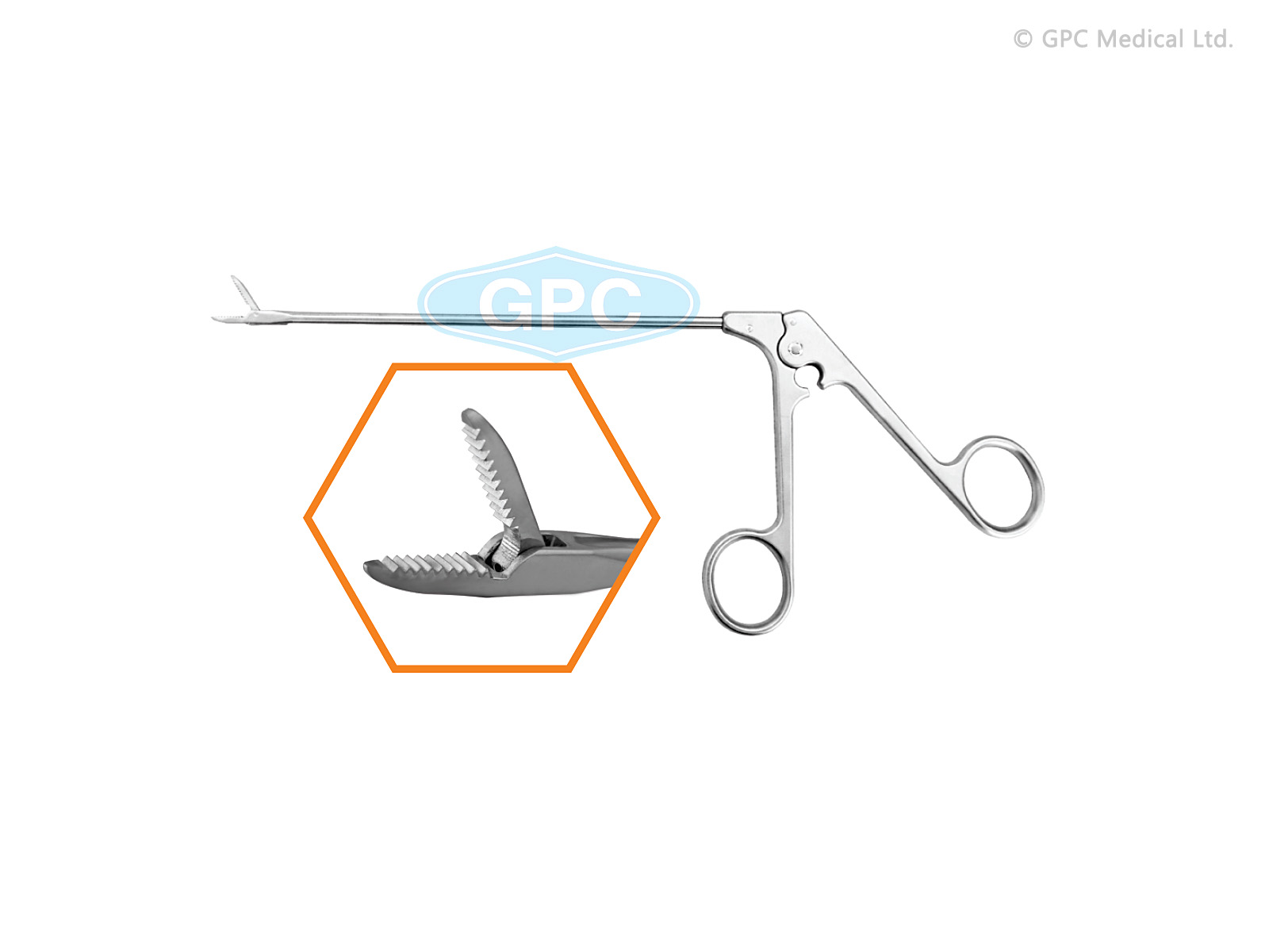 Tissue Grasper with Serrated Jaw