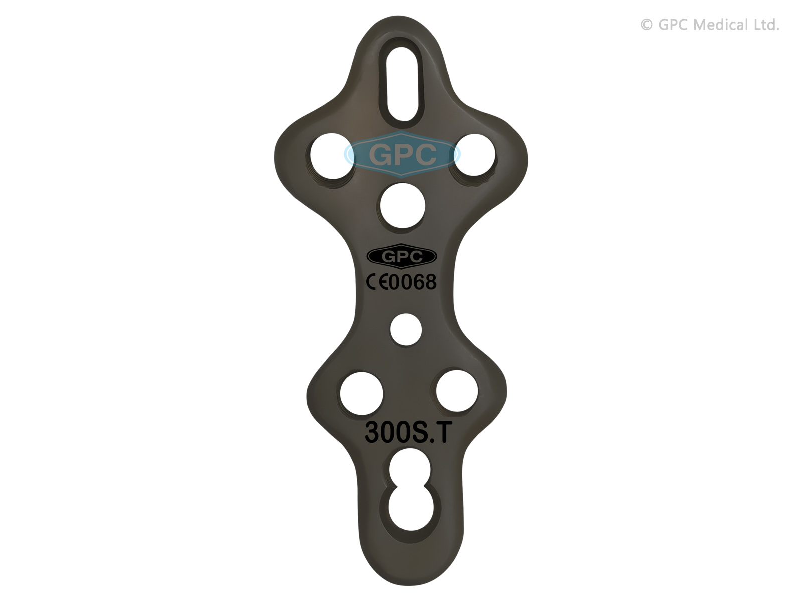 fix<em>LOCK</em> 2.7 mm First TMT Fusion Plate – Standard (Titanium)