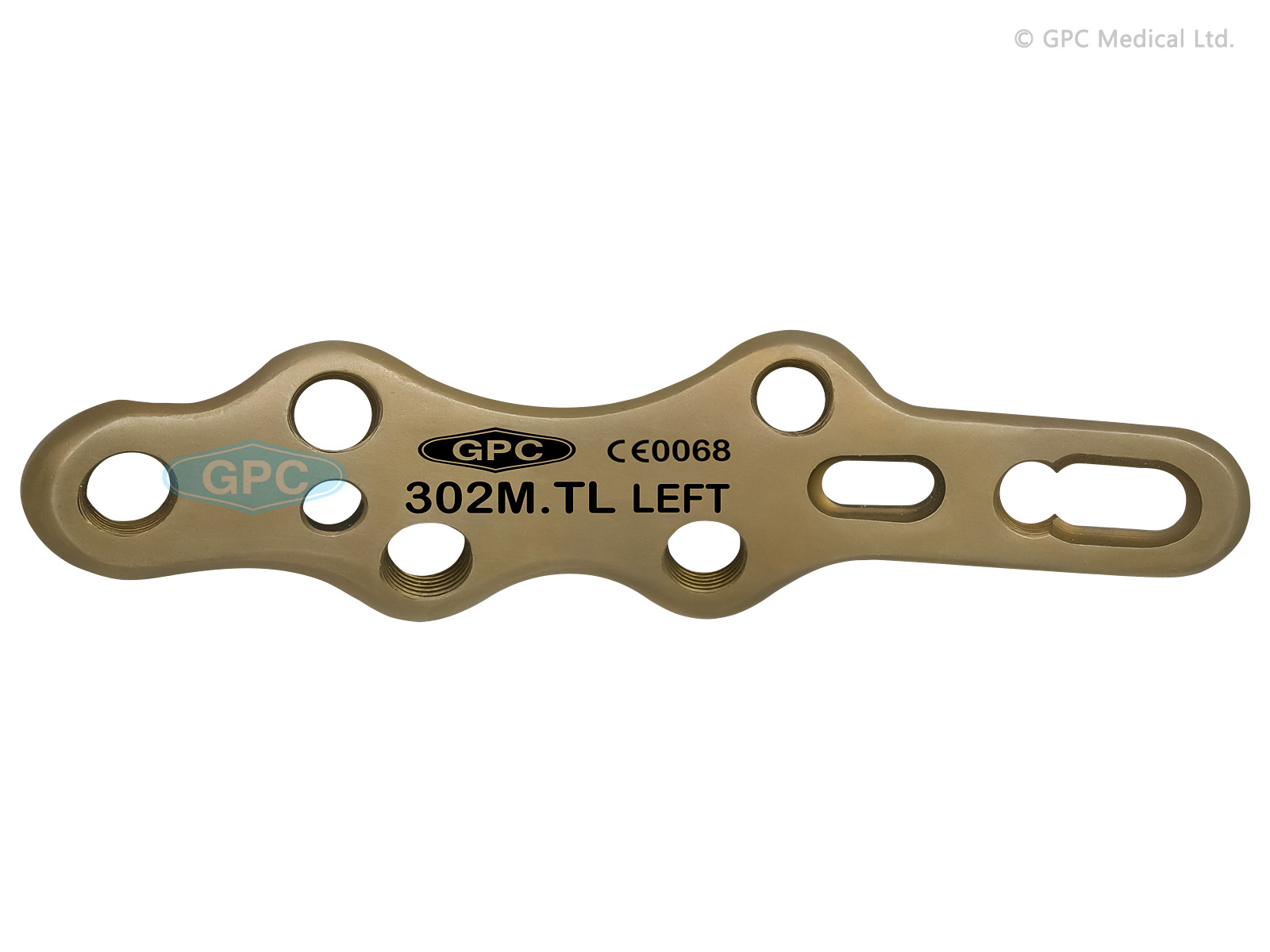 fix<em>LOCK</em> 2.7 mm Medial First MTP Fusion Plate – Medium Left (Titanium)