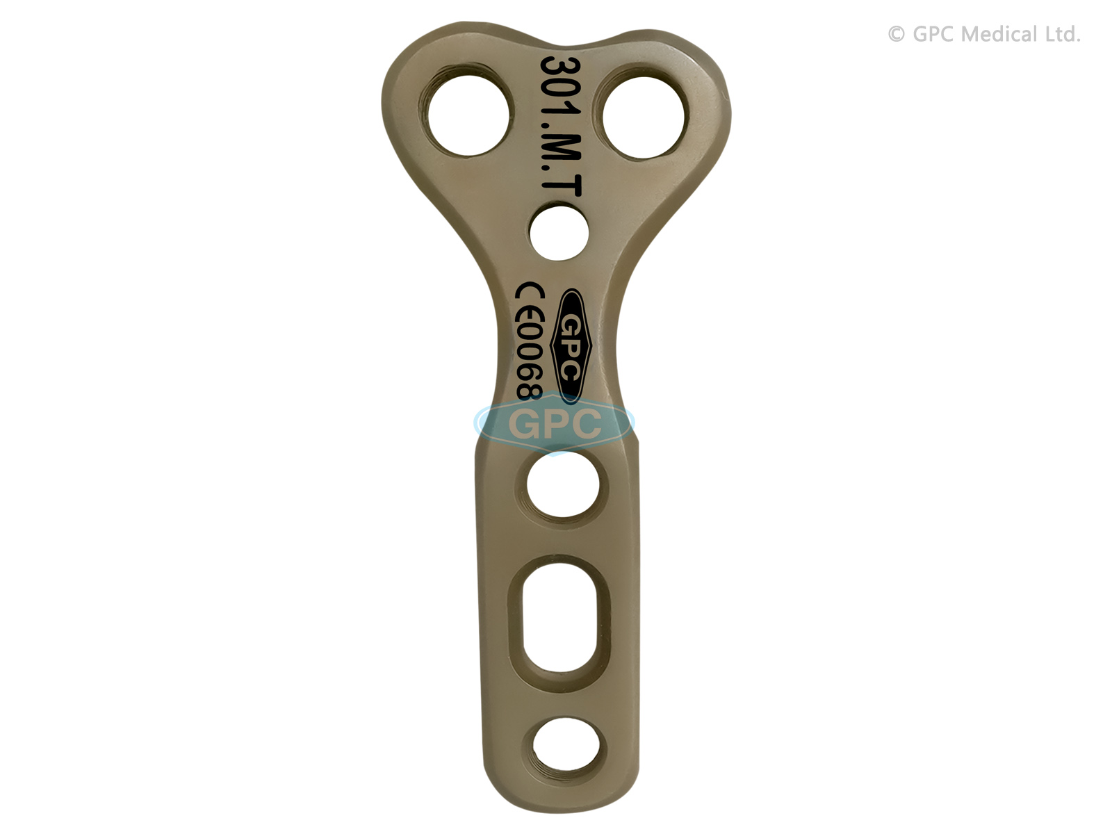 fix<em>LOCK</em> 2.7 mm Medial Second TMT Fusion Plate – Mini (Titanium)
