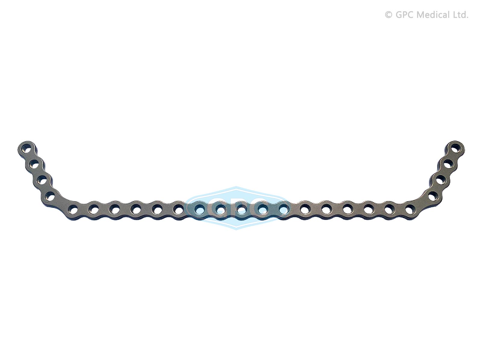 fix<em>LOCK</em> Mandibular Reconstruction Plate, 2.4 mm, 8+17 Holes