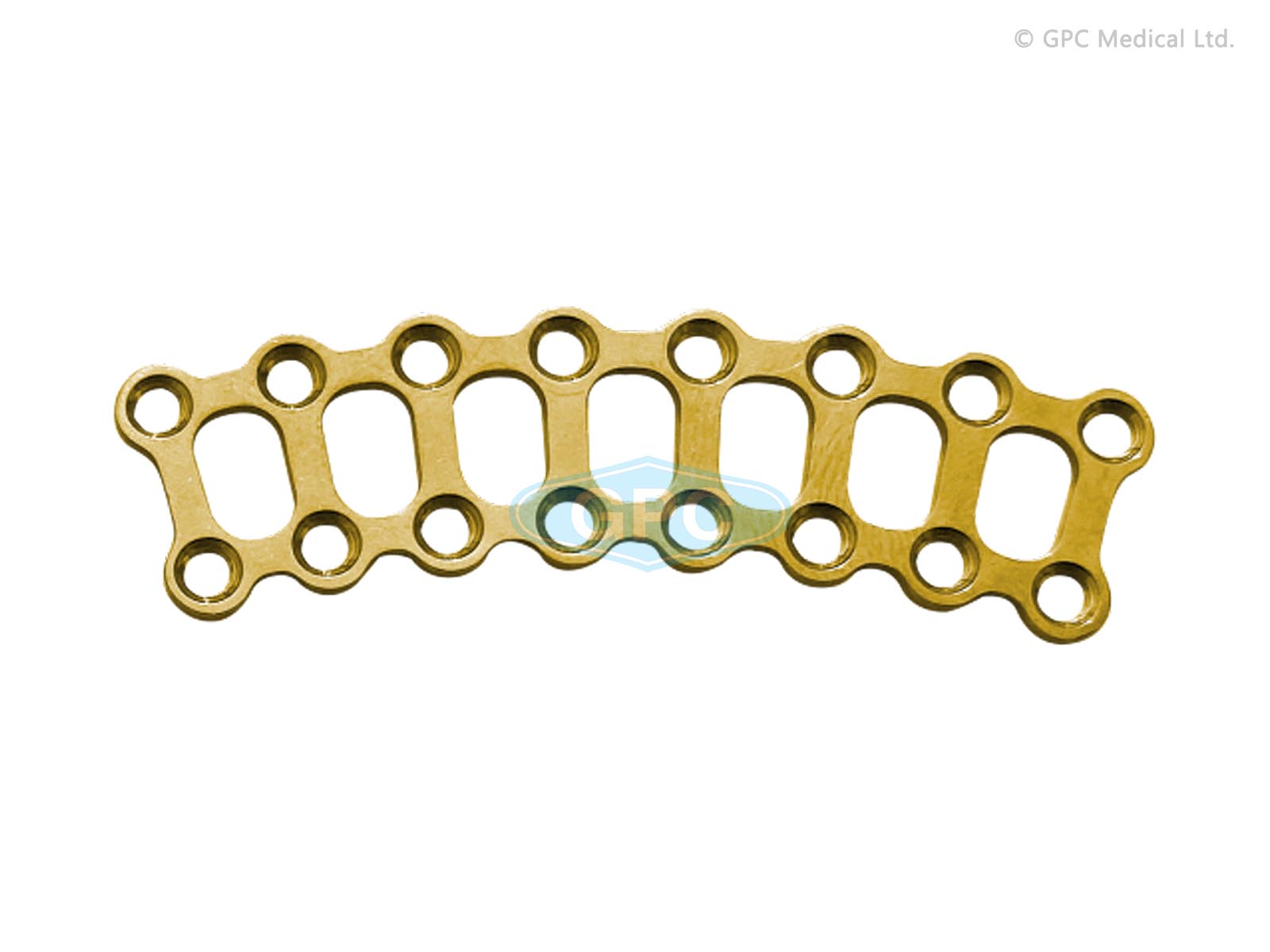 fix<em>LOCK</em> Strut Plate Curved, 2.0 mm