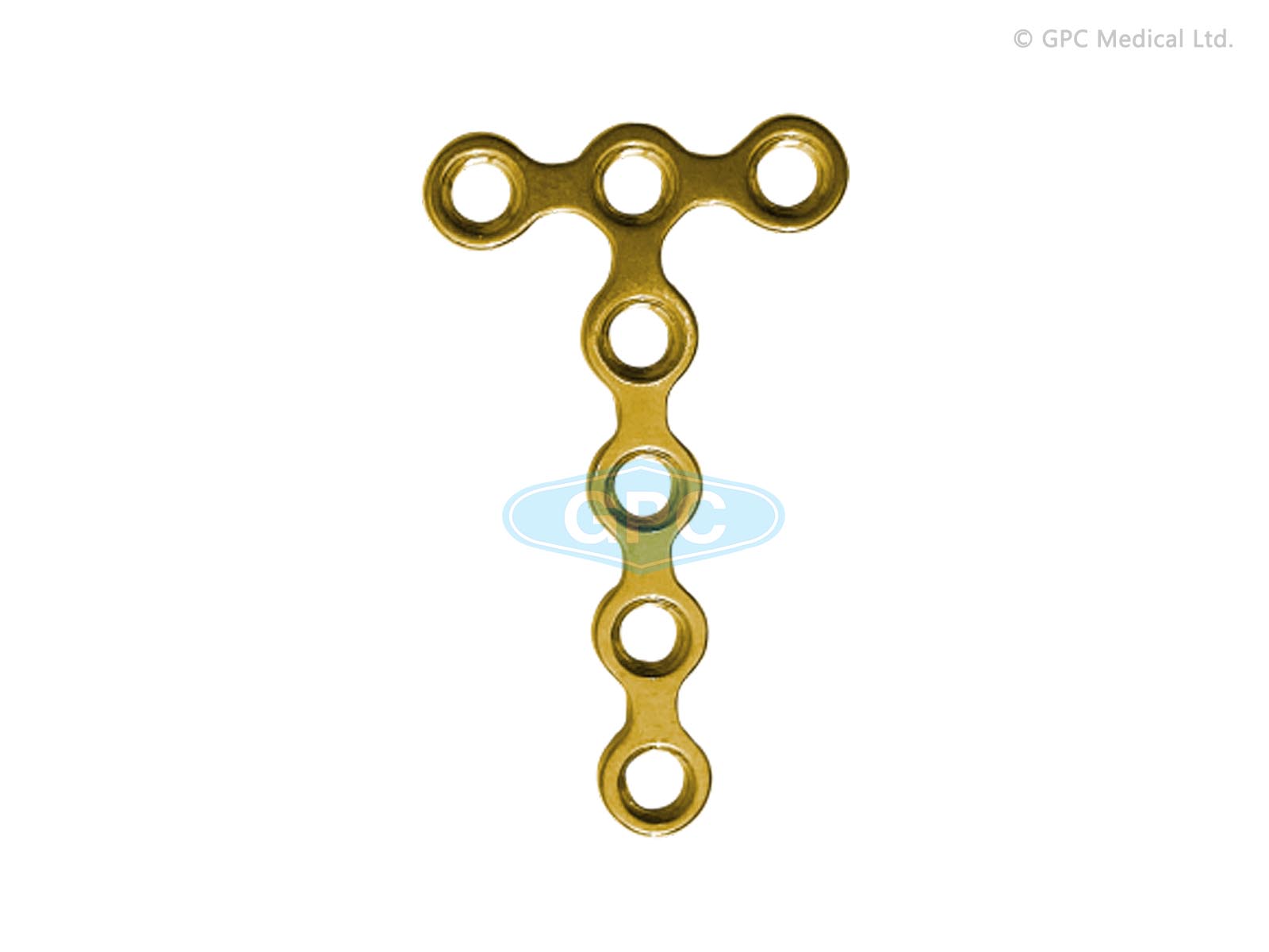 fix<em>LOCK</em> T-Plate, 2.0 mm with 3 Head Holes